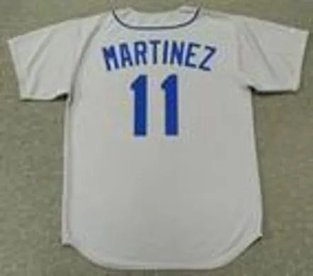 EDGAR MARTINEZ Seattle Mariners 1992 Away Majestic Baseball Throwback Jersey 