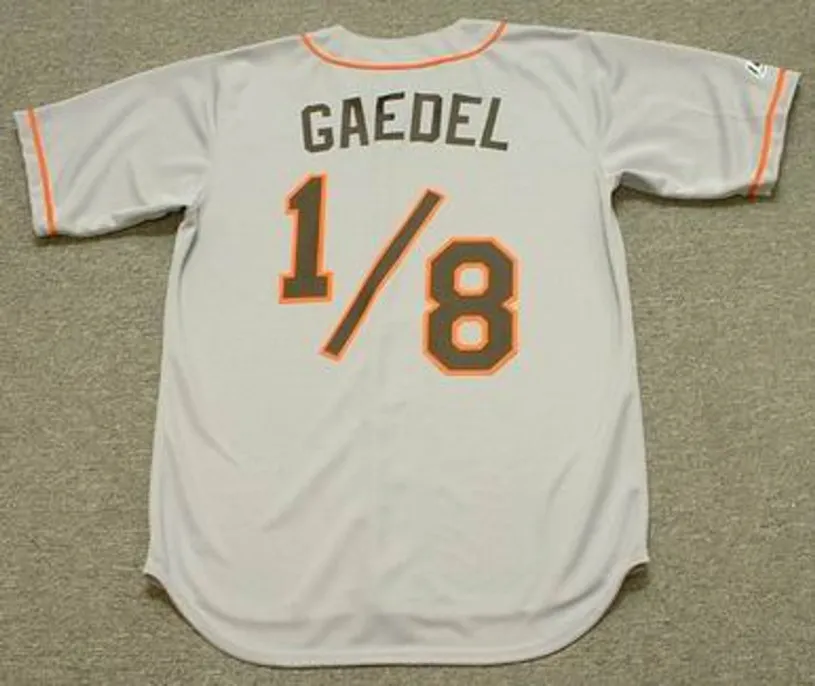 EDDIE GAEDEL St. Louis Browns 1951 Majestic Baseball Throwback Jersey 