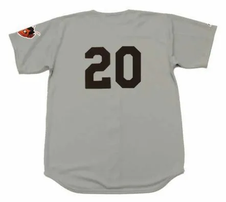 VIC WERTZ St. Louis Browns 1953 Away Majestic Throwback Baseball Jersey 