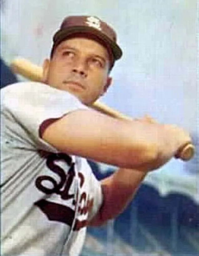 VIC WERTZ St. Louis Browns 1953 Away Majestic Throwback Baseball Jersey 