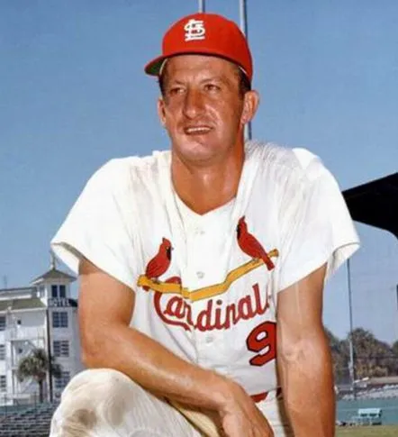 BOB UECKER St. Louis Cardinals 1964 Home Majestic Baseball Throwback Jersey 