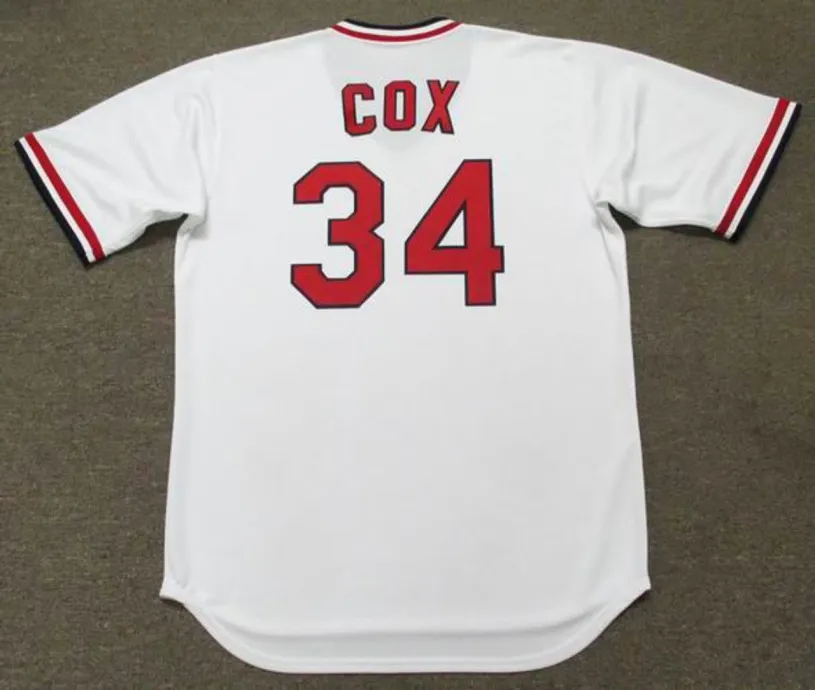 DANNY COX St. Louis Cardinals 1985 Majestic Cooperstown Throwback Home Jersey 