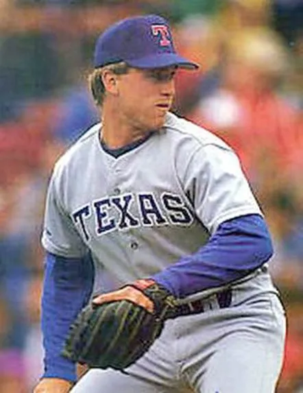 BOBBY WITT Texas Rangers 1990 Majestic Cooperstown Throwback Away Jersey 