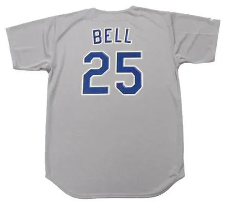 BUDDY BELL Texas Rangers 1989 Majestic Cooperstown Throwback Away Jersey 
