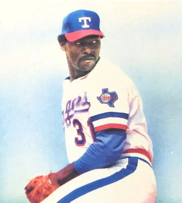 DAVE STEWART Texas Rangers 1984 Home Majestic Throwback Baseball Jersey 