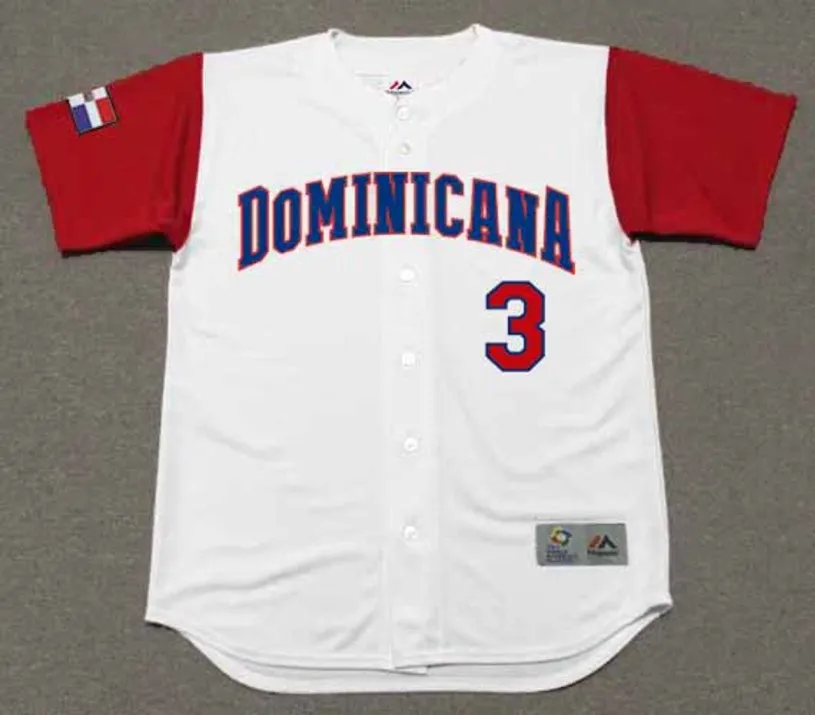 MANNY MACHADO Dominican 2017 World Baseball Classic Throwback Jersey 