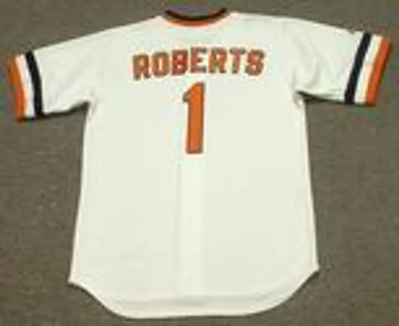 BRIAN ROBERTS Baltimore Orioles 1980’s Majestic Cooperstown Throwback Jersey 