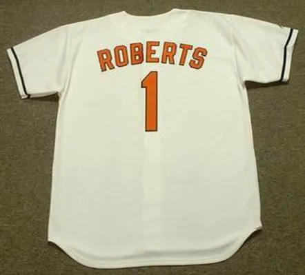 BRIAN ROBERTS Baltimore Orioles 2004 Majestic Throwback Home Baseball Jersey 