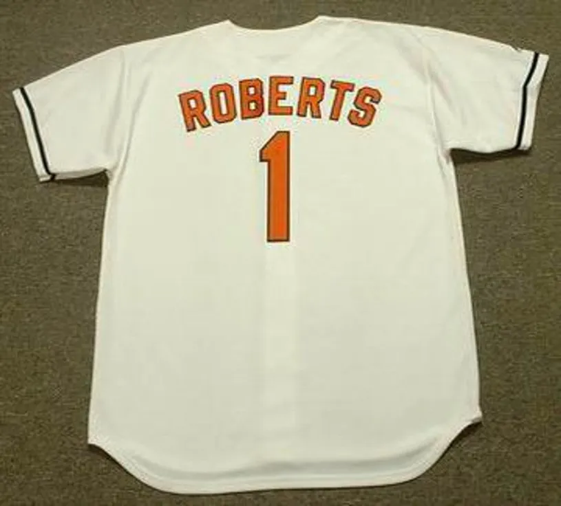 BRIAN ROBERTS Baltimore Orioles 2004 Majestic Throwback Home Baseball Jersey 