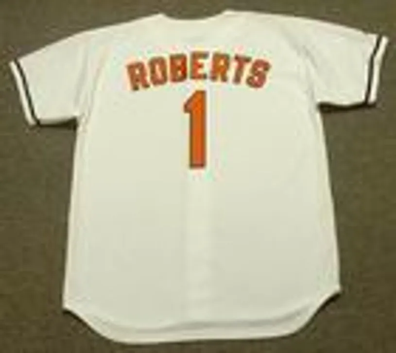 BRIAN ROBERTS Baltimore Orioles 2004 Majestic Throwback Home Baseball Jersey 