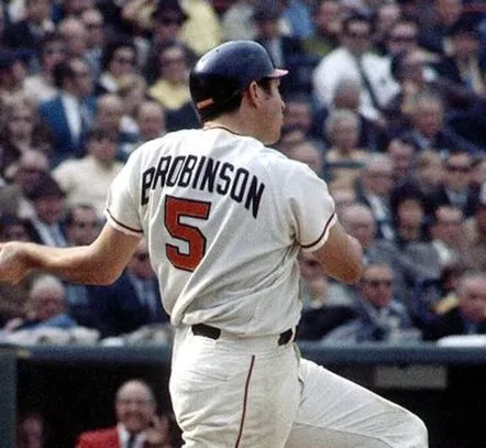 BROOKS ROBINSON Baltimore Orioles 1969 Home Majestic Baseball Throwback Jersey 