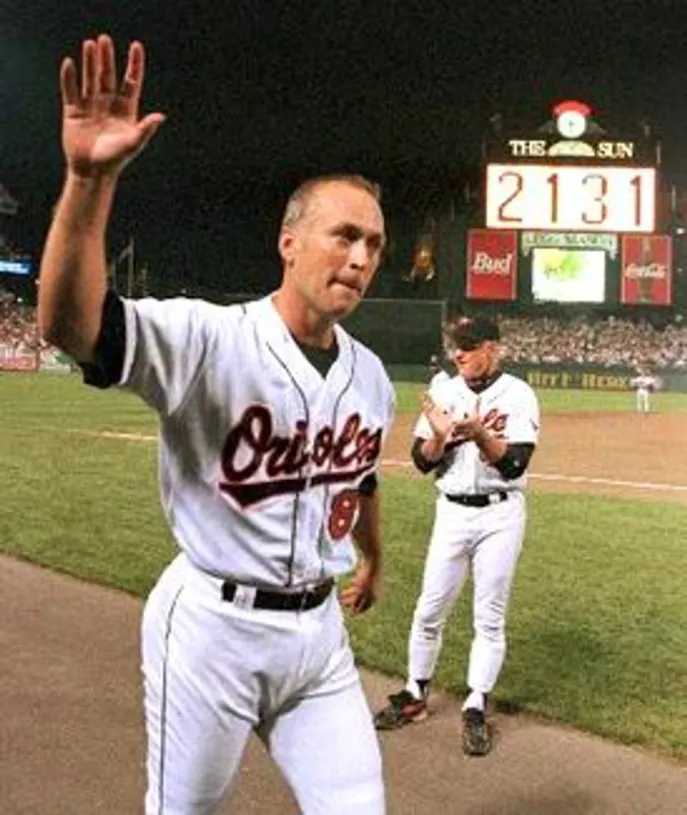 CAL RIPKEN Jr. Baltimore Orioles 1995 Majestic Throwback Baseball Jersey 