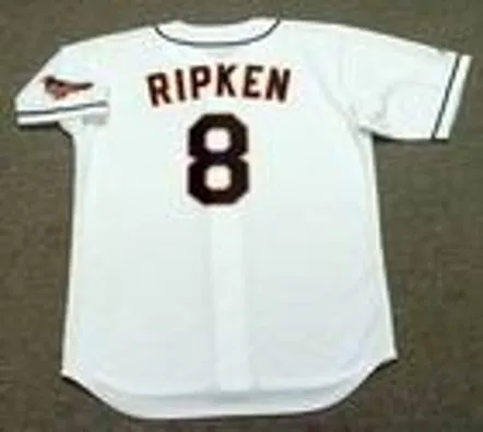 CAL RIPKEN Jr. Baltimore Orioles 1995 Majestic Throwback Baseball Jersey 
