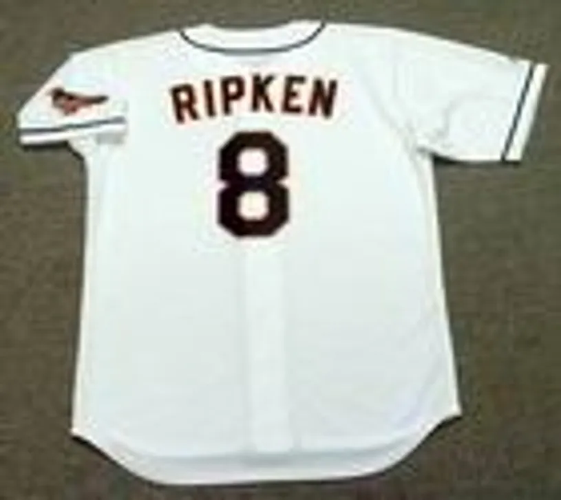 CAL RIPKEN Jr. Baltimore Orioles 1995 Majestic Throwback Baseball Jersey 