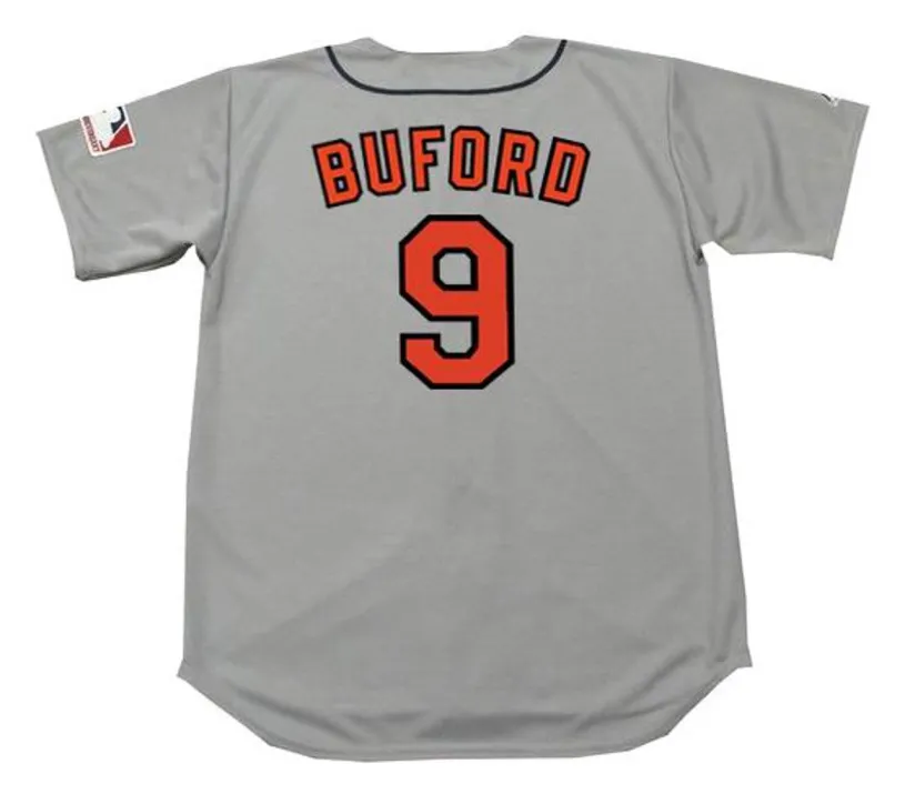 DON BUFORD Baltimore Orioles 1969 Majestic Cooperstown Away Baseball Jersey 