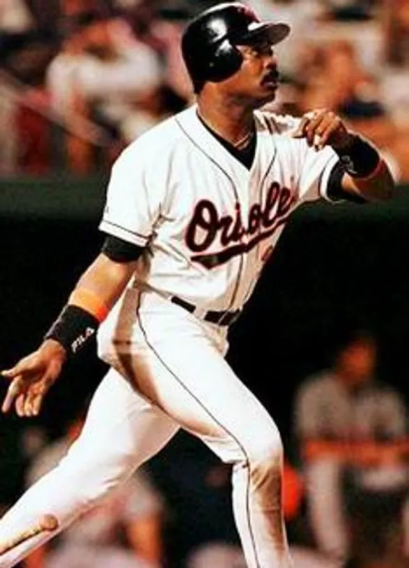 EDDIE MURRAY Baltimore Orioles 1996 Majestic Throwback Baseball Jersey 