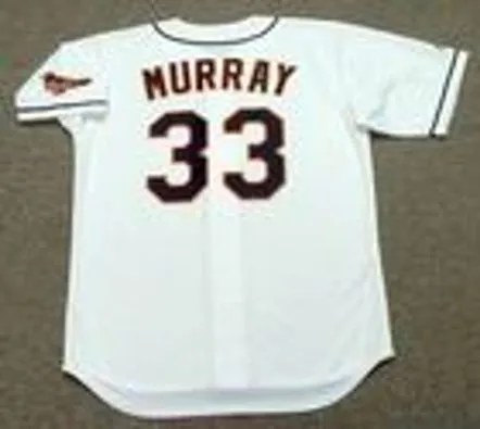 EDDIE MURRAY Baltimore Orioles 1996 Majestic Throwback Baseball Jersey 