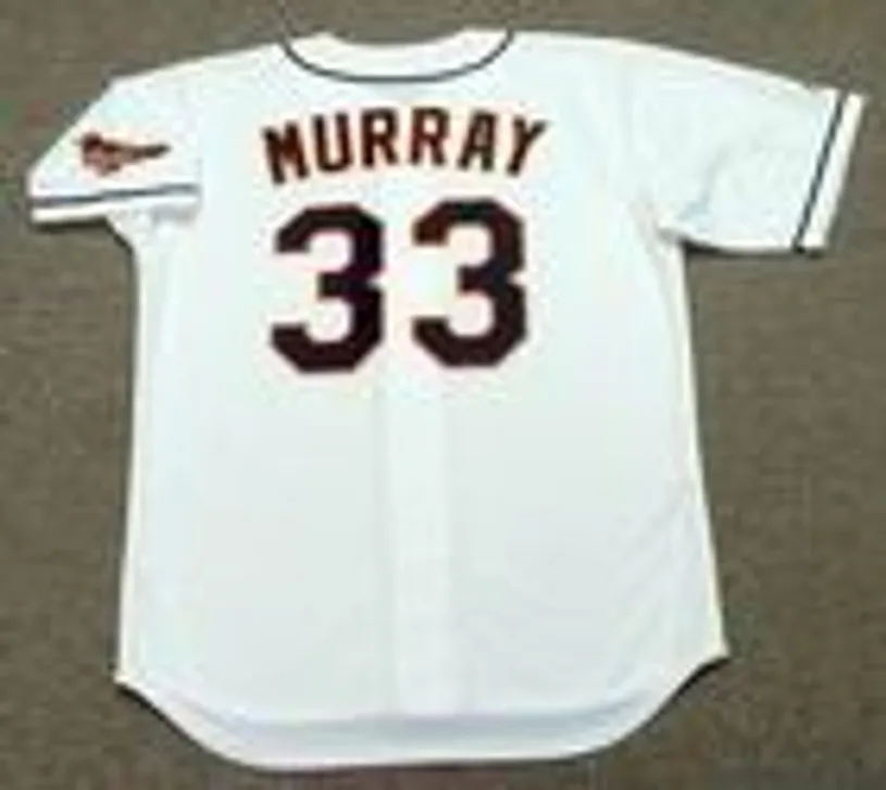 EDDIE MURRAY Baltimore Orioles 1996 Majestic Throwback Baseball Jersey 