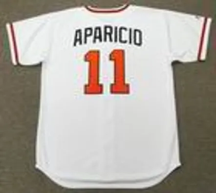 LUIS APARICIO Baltimore Orioles 1966 Majestic Cooperstown Home Baseball Jersey 