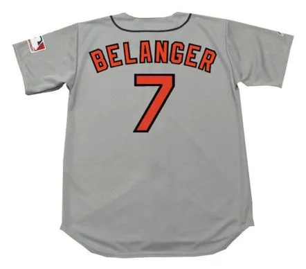 MARK BELANGER Baltimore Orioles 1969 Majestic Cooperstown Away Baseball Jersey 