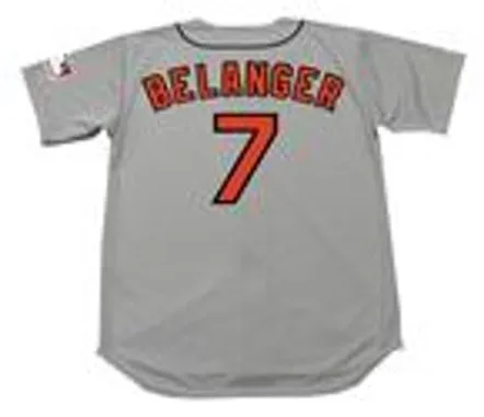 MARK BELANGER Baltimore Orioles 1969 Majestic Cooperstown Away Baseball Jersey 