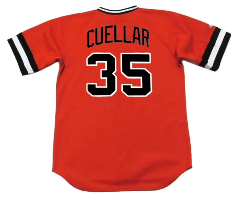 MIKE CUELLAR Baltimore Orioles 1971 Majestic Cooperstown Throwback Baseball Jersey 