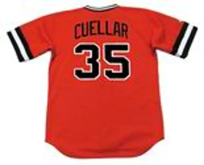 MIKE CUELLAR Baltimore Orioles 1971 Majestic Cooperstown Throwback Baseball Jersey 