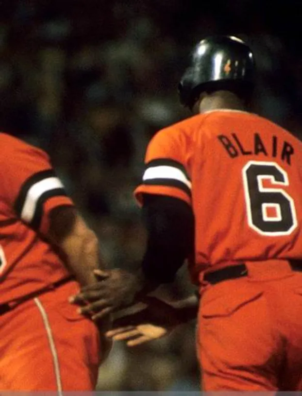 PAUL BLAIR Baltimore Orioles 1971 Majestic Cooperstown Throwback Baseball Jersey 