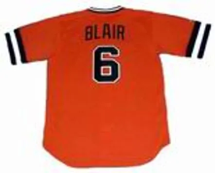 PAUL BLAIR Baltimore Orioles 1971 Majestic Cooperstown Throwback Baseball Jersey 