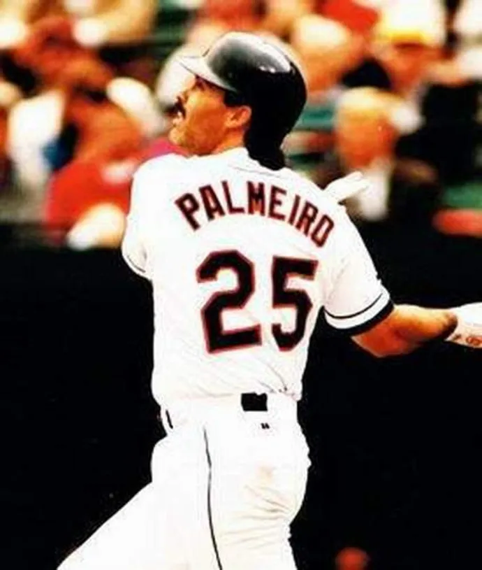 RAFAEL PALMEIRO Baltimore Orioles 1998 Majestic Throwback Baseball Jersey 