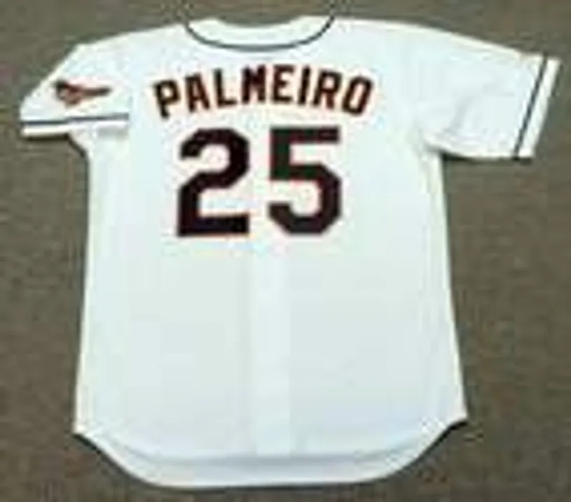 RAFAEL PALMEIRO Baltimore Orioles 1998 Majestic Throwback Baseball Jersey 