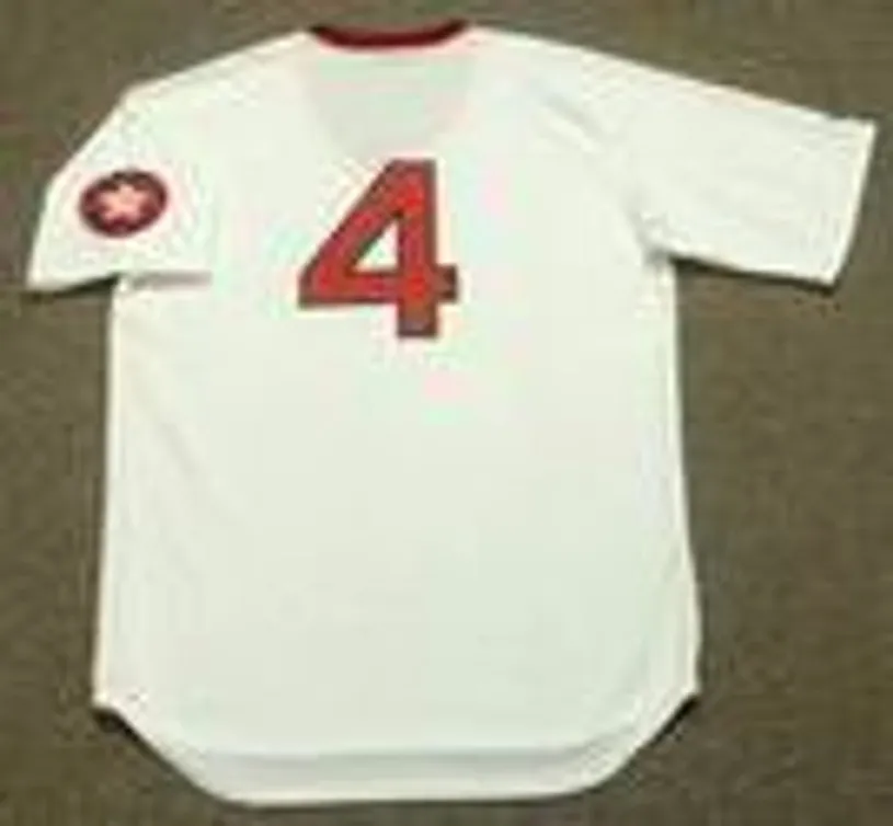 BUTCH HOBSON Boston Red Sox 1970’s Majestic Cooperstown Throwback Jersey 