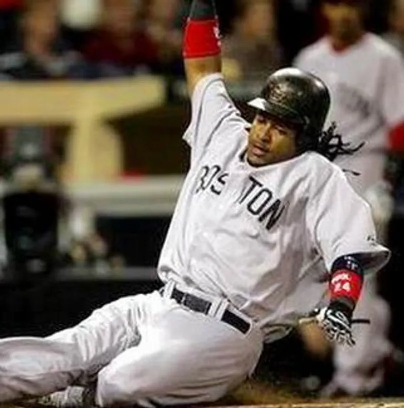 DAVID ORTIZ Boston Red Sox 1980’s Majestic Cooperstown Throwback Away Jersey 