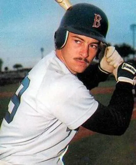 MIKE GREENWELL Boston Red Sox 1987 Majestic Cooperstown Throwback Away Jersey 