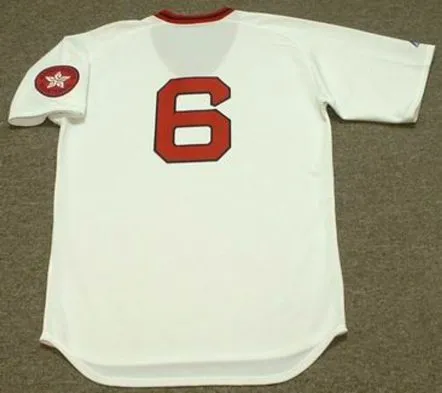 RICO PETROCELLI Boston Red Sox 1975 Majestic Cooperstown Throwback Baseball Jersey 