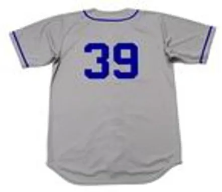 ROY CAMPANELLA Brooklyn Dodgers 1955 Majestic Cooperstown Away Baseball Jersey 