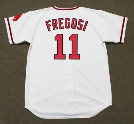 JIM FREGOSI California Angels 1971 Majestic Cooperstown Home Baseball Jersey 