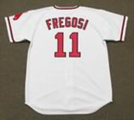 JIM FREGOSI California Angels 1971 Majestic Cooperstown Home Baseball Jersey 