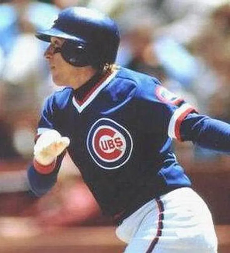 BOB DERNIER Chicago Cubs 1984 Majestic Cooperstown Throwback Baseball Jersey 