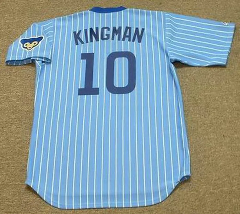 DAVE KINGMAN Chicago Cubs 1978 Majestic Cooperstown Away Baseball Jersey 