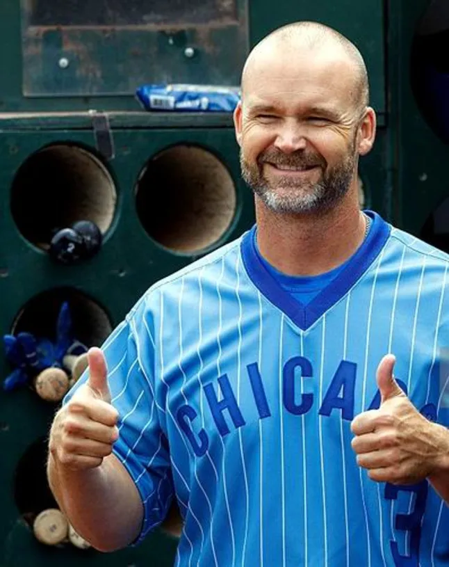DAVID ROSS Chicago Cubs 1980’s Majestic Cooperstown Throwback Jersey 