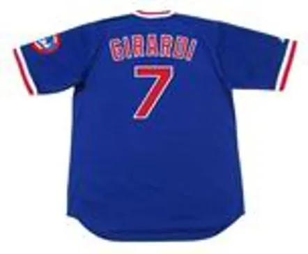 JOE GIRARDI Chicago Cubs 1989 Majestic Cooperstown Throwback Baseball Jersey 