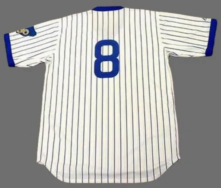 JOE PEPITONE Chicago Cubs 1972 Majestic Cooperstown Home Baseball Jersey 