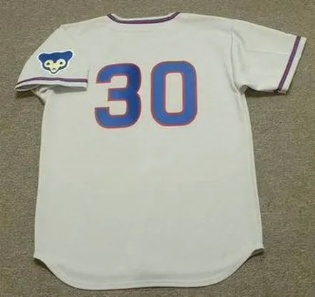 KEN HOLTZMAN Chicago Cubs 1968 Away Majestic Throwback Baseball Jersey 