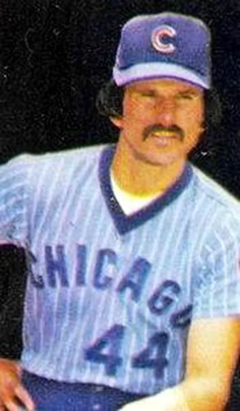 KEN REITZ Chicago Cubs 1981 Majestic Cooperstown Away Baseball Jersey 