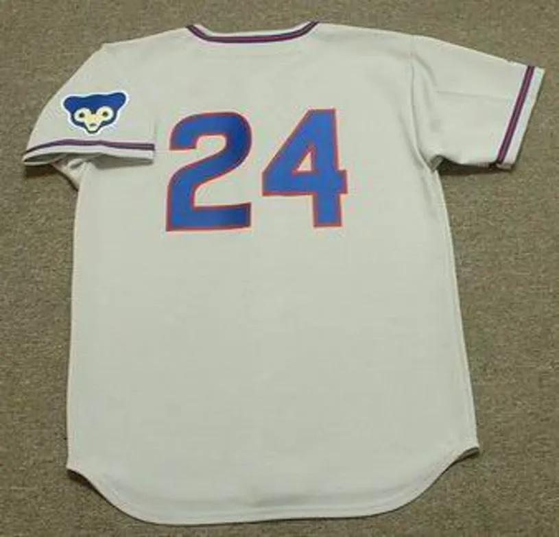 LOU BROCK Chicago Cubs 1963 Majestic Cooperstown Throwback Away Jersey 