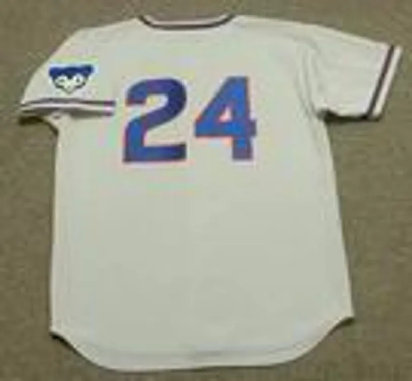 LOU BROCK Chicago Cubs 1963 Majestic Cooperstown Throwback Away Jersey 