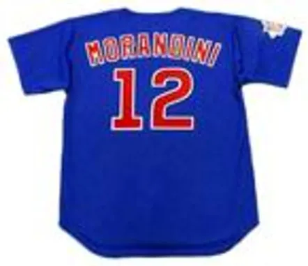 MICKEY MORANDINI Chicago Cubs 1998 Majestic Throwback Alternate Baseball Jersey 