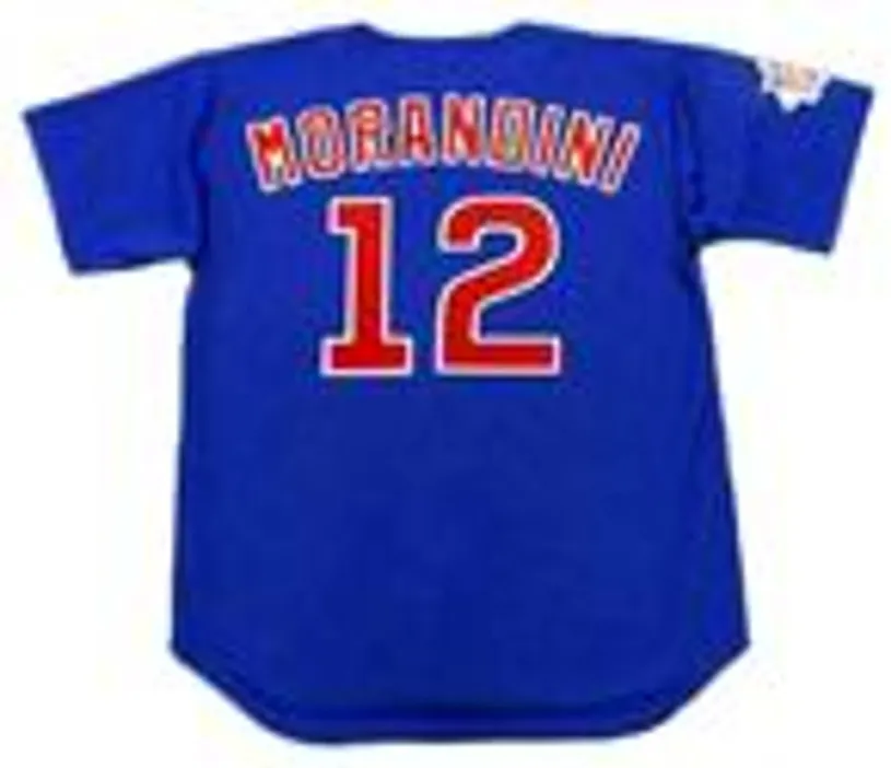 MICKEY MORANDINI Chicago Cubs 1998 Majestic Throwback Alternate Baseball Jersey 