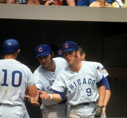 RANDY HUNDLEY Chicago Cubs 1969 Away Majestic Throwback Baseball Jersey 